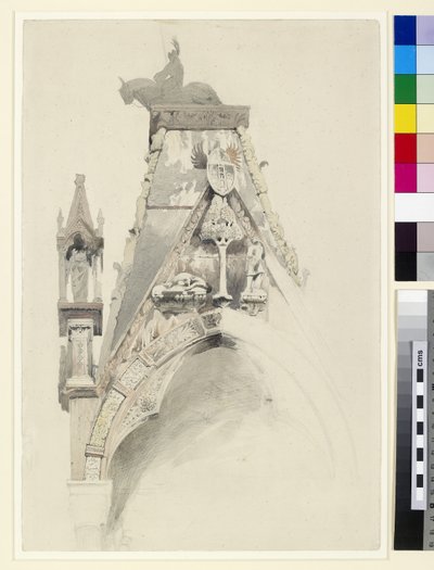 The Tomb of Mastino II, Santa Maria Antica, Verona by John Ruskin